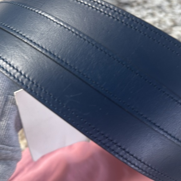 ISABEL MARANT NWT Navy Moshy Knot Leather Wrap Belt size 95 - Picture 13 of 15